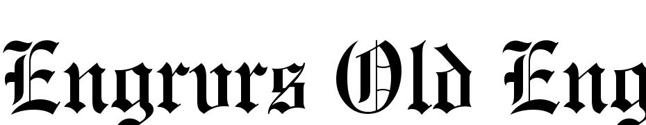 Engrvrs Old Eng BT Font Download Free