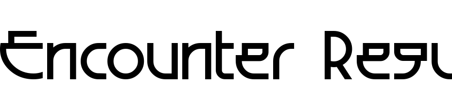 Encounter Regular Font Download Free