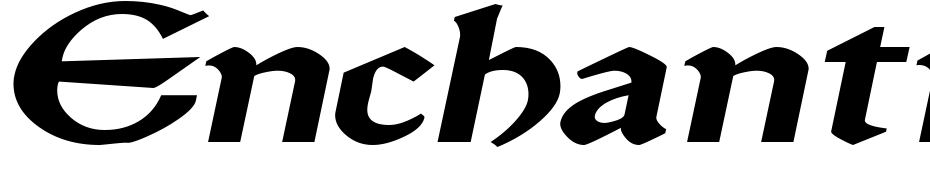 Enchantment Extended Italic Font Download Free