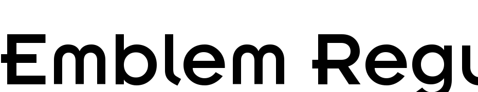 Emblem Regular Font Download Free