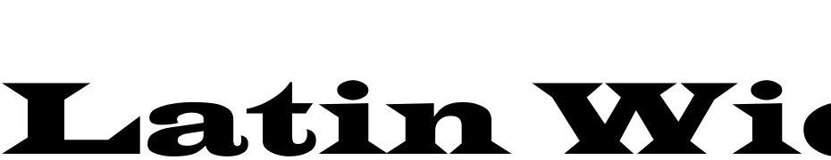 Latin Wide Font Download Free