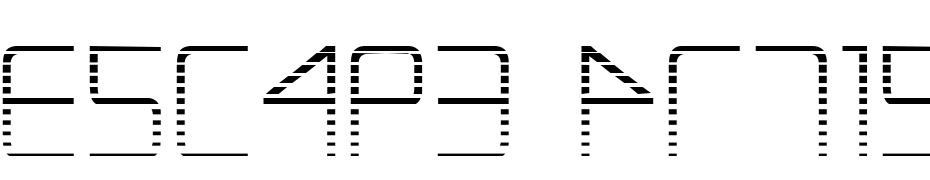 Escape Artist Gradient Font Download Free