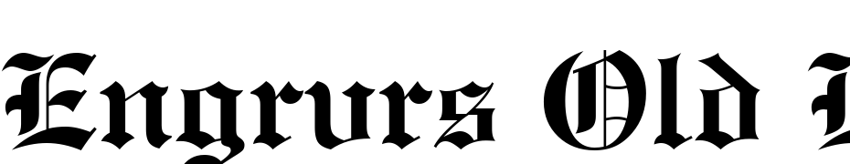 Engrvrs Old Eng Bd BT Bold Font Download Free