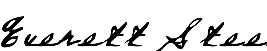 Everett Steele's Hand Font Download Free