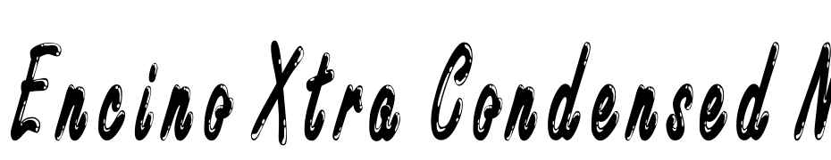 Encino Xtra Condensed Normal Font Download Free
