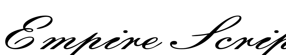 Empire Script Extended Font Download Free