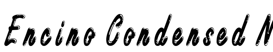 Encino Condensed Normal Font Download Free