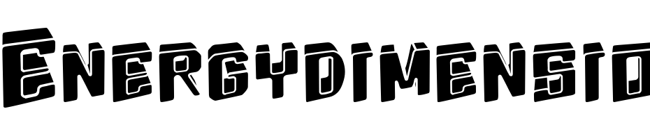 Energydimension Font Download Free