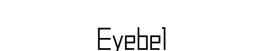Eyebel Font Download Free