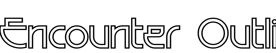 Encounter Outline Scarica Caratteri Gratis