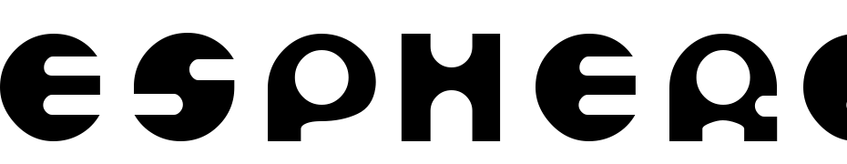 Espheres Regular Font Download Free