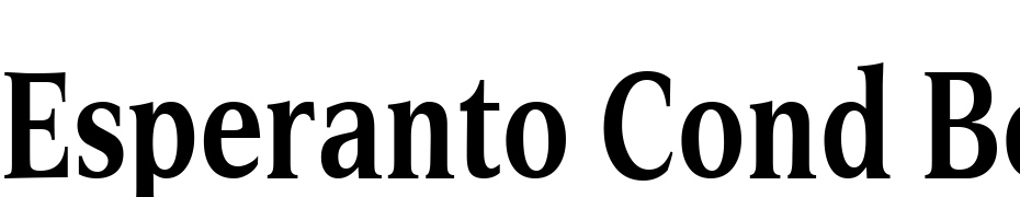 Esperanto Cond Bold Font Download Free