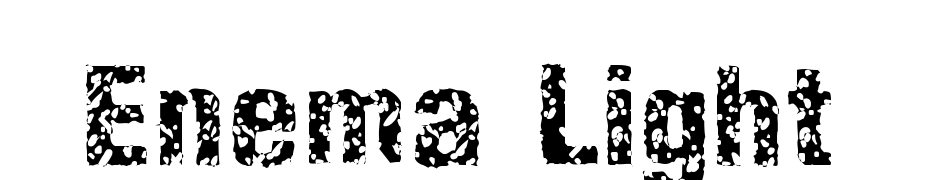 Enema Light Font Download Free