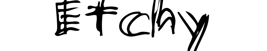 Etchy Font Download Free