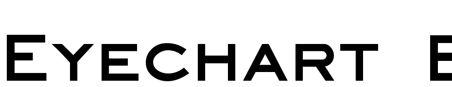 Eyechart Bold Font Download Free