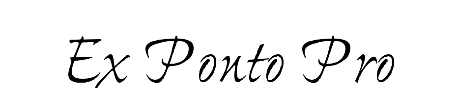 Ex Ponto Pro Font Download Free