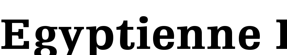 Egyptienne F LT Std 75 Black Font Download Free