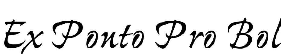 Ex Ponto Pro Bold Font Download Free