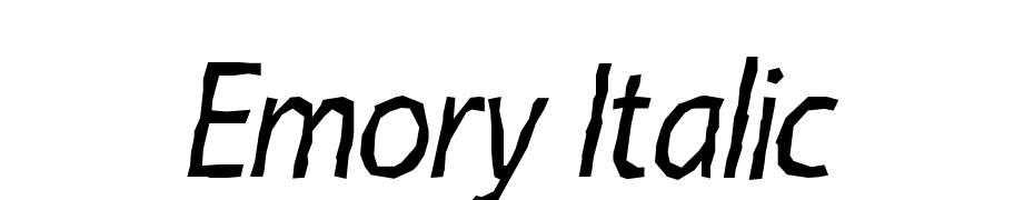 Emory Italic Font Download Free