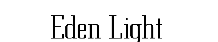 Eden Light Font Download Free