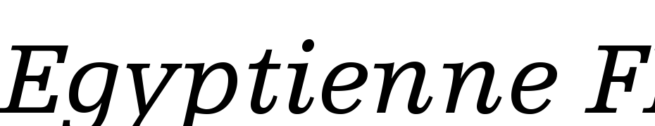 Egyptienne F LT Std 56 Italic Font Download Free