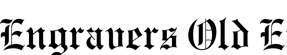 Engravers Old English Normal Font Download Free