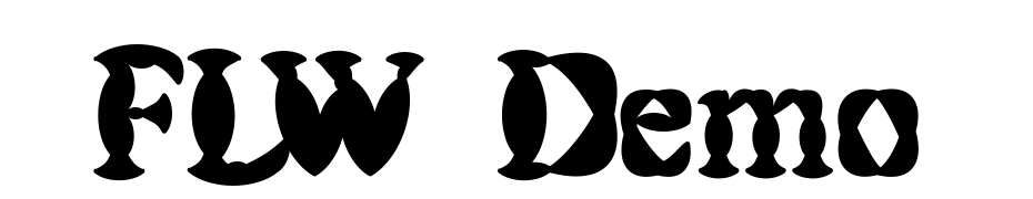 FLW Demo Font Download Free