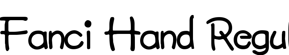 Fanci Hand Regular Fuente Descargar Gratis