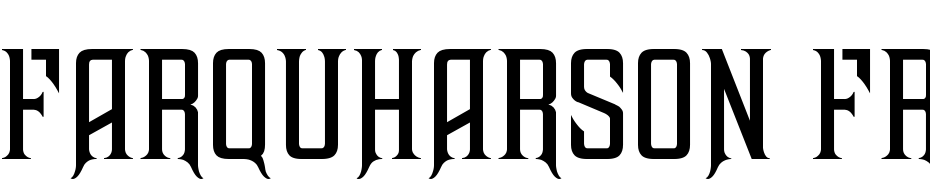 Farquharson Free Font Download Free