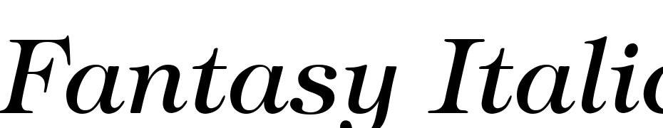 Fantasy Italic Font Download Free