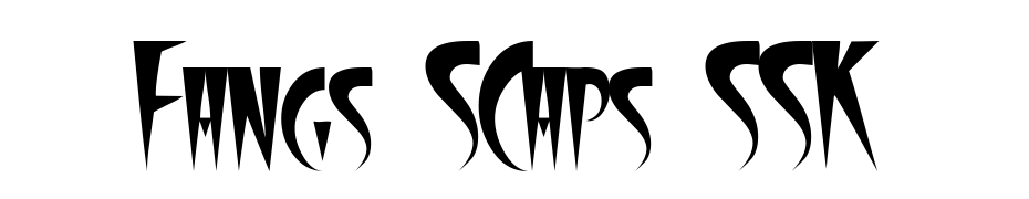 Fangs SCaps SSK Font Download Free