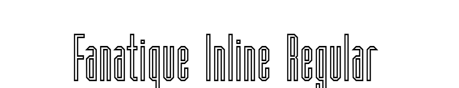 Fanatique Inline Regular Font Download Free