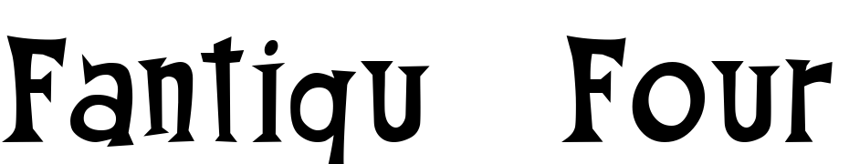 Fantique Four Shareware Font Download Free