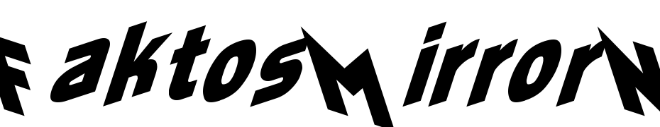 Faktos Mirror Normal Font Download Free