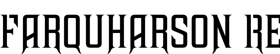 Farquharson Regular Font Download Free