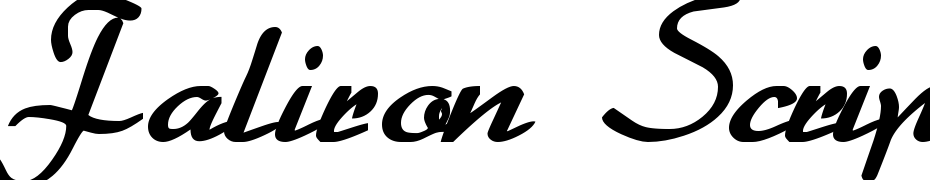 Faliron Script SSK Bold Font Download Free