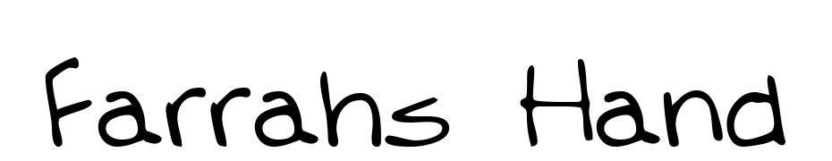 Farrahs Hand Font Download Free