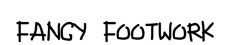 Fancy Footwork Schrift Herunterladen Kostenlos
