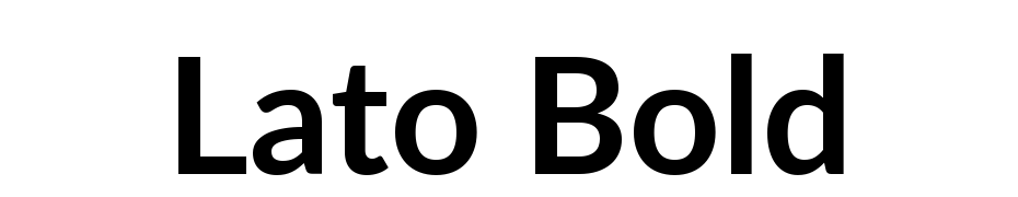 Lato Bold cкачати шрифт безкоштовно