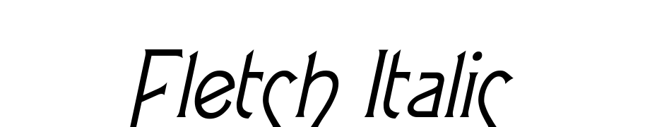 Fletch Italic Font Download Free