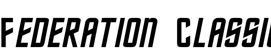 Federation Classic Font Download Free
