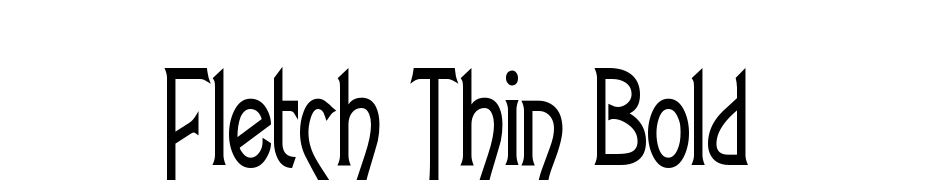 Fletch Thin Bold Font Download Free