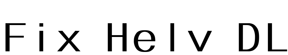 Fix Helv DL Bold Font Download Free