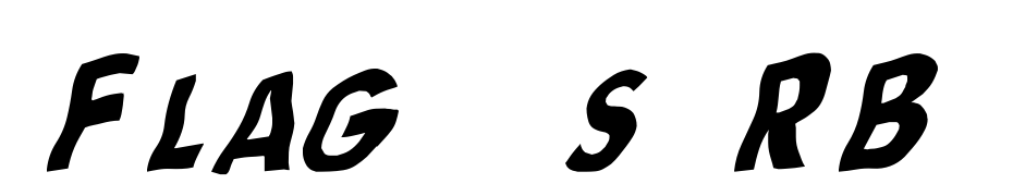 Flag (s RB) Font Download Free