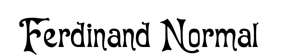 Ferdinand Normal Font Download Free
