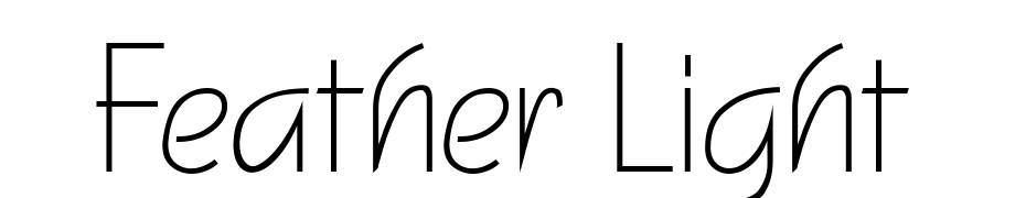 Feather Light Font Download Free