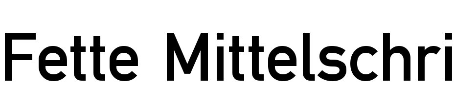 Fette Mittelschrift Regular Font Download Free