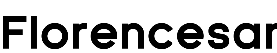 Florencesans Black Font Download Free