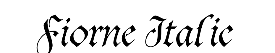 Fiorne Italic Font Download Free