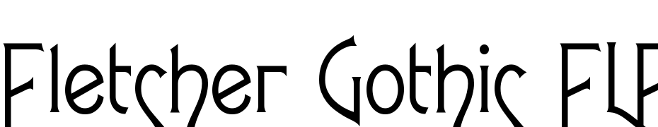 Fletcher Gothic FLF Font Download Free